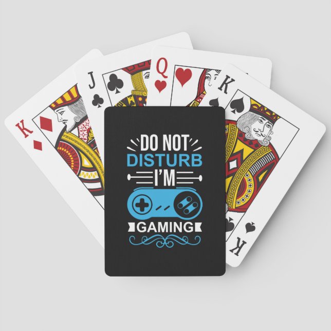 Gamer Gift I Am Gaming Casinokort (Baksidan)