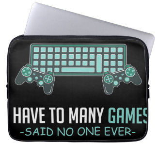 Gamer Gift | Jag har för många spel Laptop Fodral