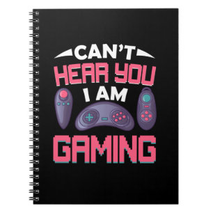 Gamer Gift jag spelar Anteckningsbok