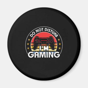 Gamer Gift Jag spelar inte stör Magnet