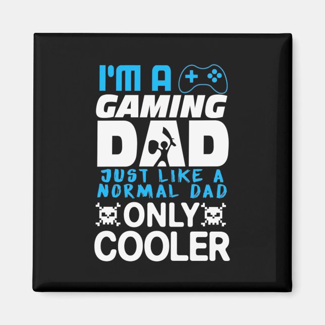 Gamer Gift | Jag spelar Pappa Magnet (Framsidan)
