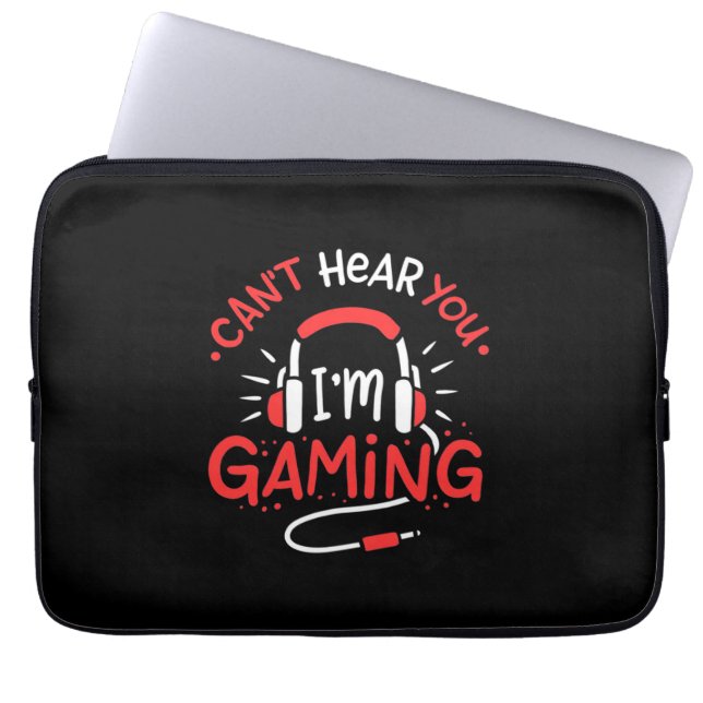 Gamer Gift | Kan inte vara här.. Laptop Fodral (Framsidan)