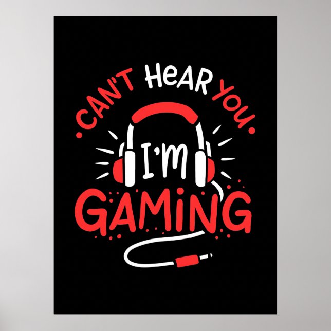 Gamer Gift | Kan inte vara här.. Poster (Framsidan)