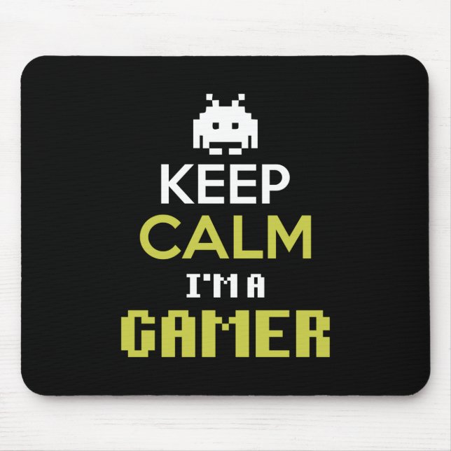 Gamer Gift Keep Calm I Am A Gamer Musmatta (Framsidan)