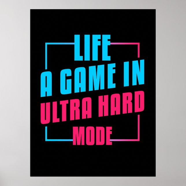 Gamer Gift | Spela in i ultratunn hårddisk Poster (Framsidan)