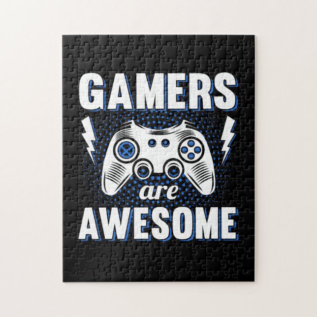 Gamer Gift | Spelare i Fantastisk Pussel (Vertikal)
