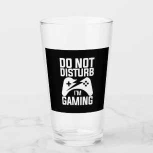 Gamer Gift stör inte mitt spel Glaskopp