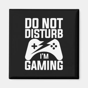 Gamer Gift stör inte mitt spel Magnet