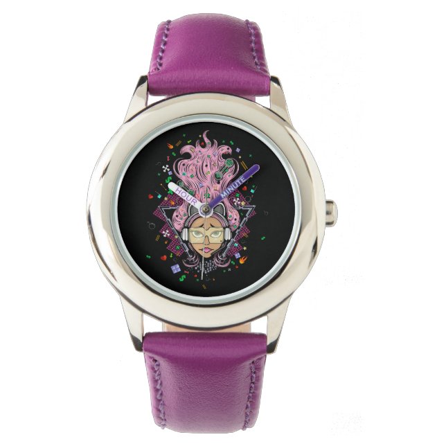 Gamer Girl Armbandsur (Framsida)