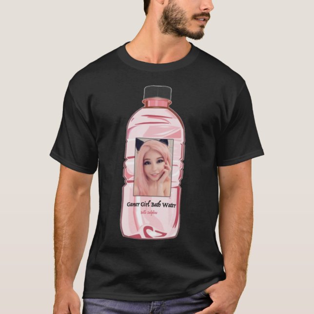 Gamer Girl Bath Vatten av Belle Delphine Premium  T Shirt (Framsida)