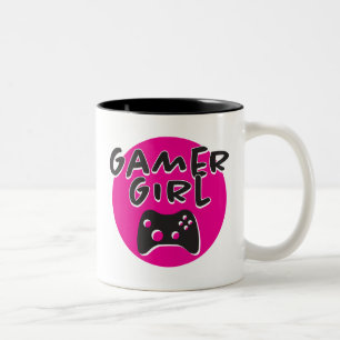 Gamer Girl Black 11 oz Two-Tone Mugg