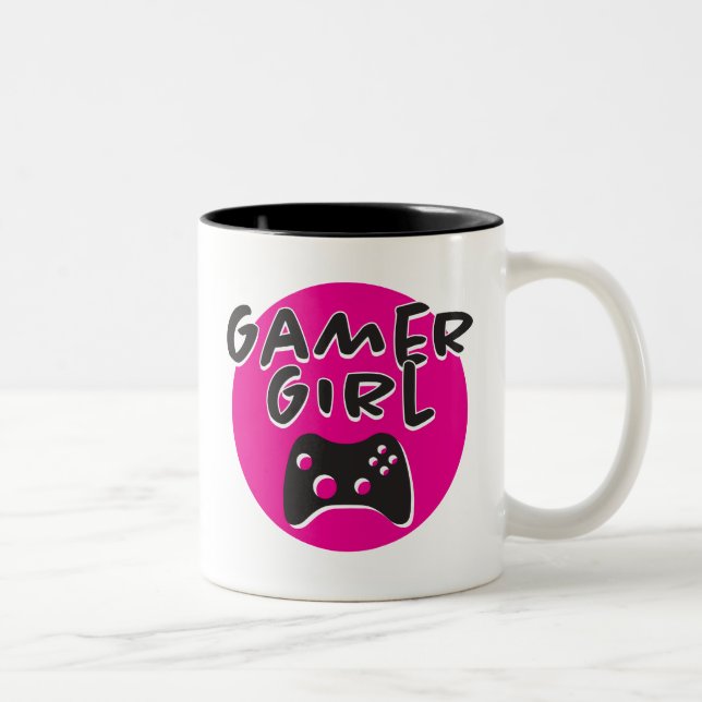 Gamer Girl Black 11 oz Two-Tone Mugg (Höger)