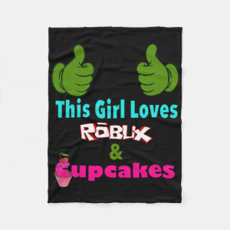 Gamer Girl Design Saying This Girl Loves Robux And Fleecefilt