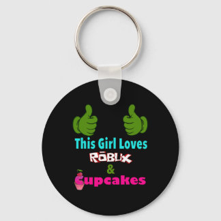 Gamer Girl Design Saying This Girl Loves Robux And Nyckelring
