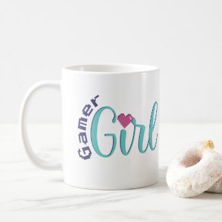 Gamer Girl Kaffemugg - Söt Spelpresent