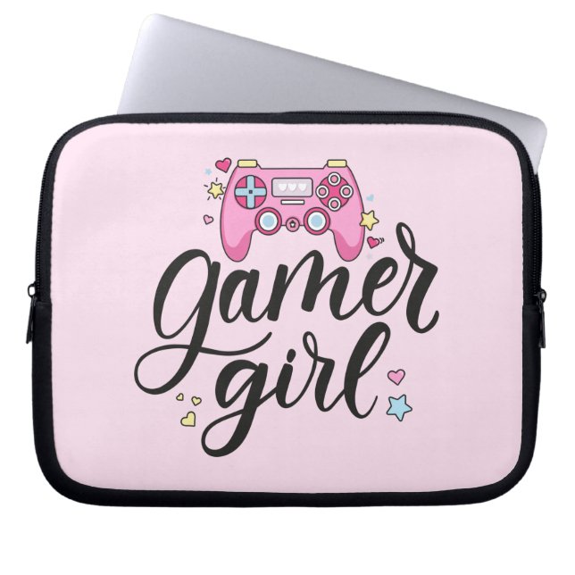 Gamer Girl Laptop Fodral (Framsidan)