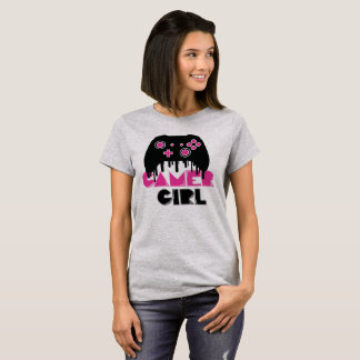 Gamer girl Mädchen Frauen Gaming Videogame T Shirt