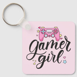 Gamer Girl Nyckelring