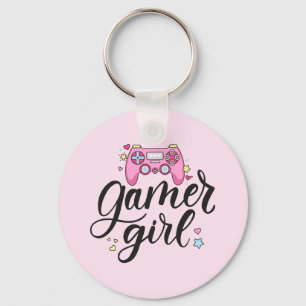 Gamer Girl Nyckelring