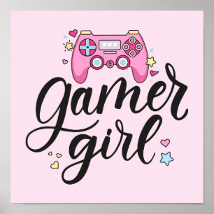Gamer Girl Poster
