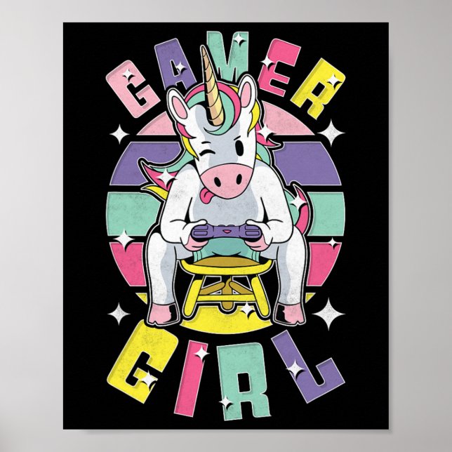 Gamer Girl Poster (Framsidan)