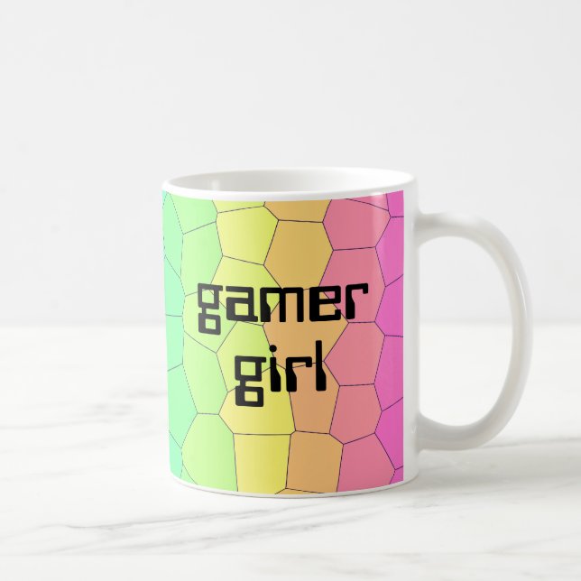 Gamer Girl Rainbow Kaffemugg (Höger)
