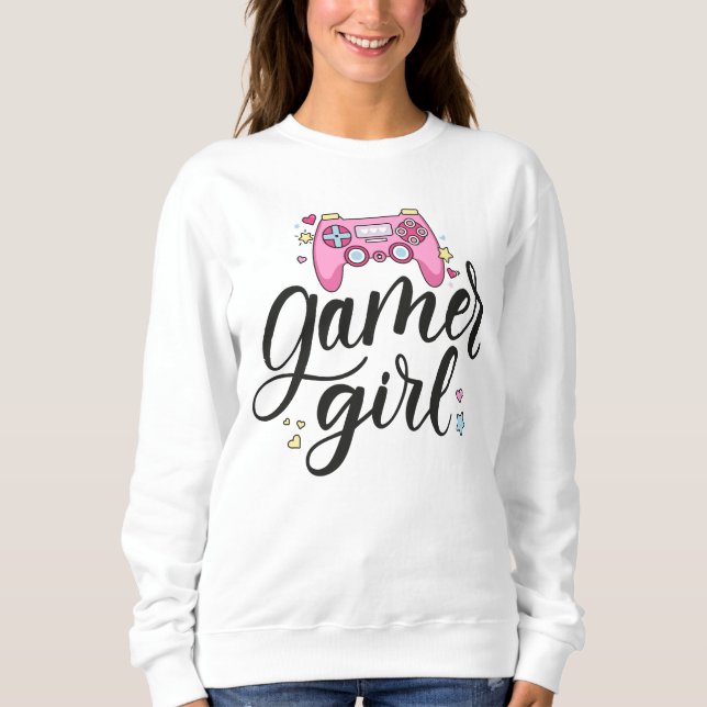 Gamer Girl T Shirt (Framsida)