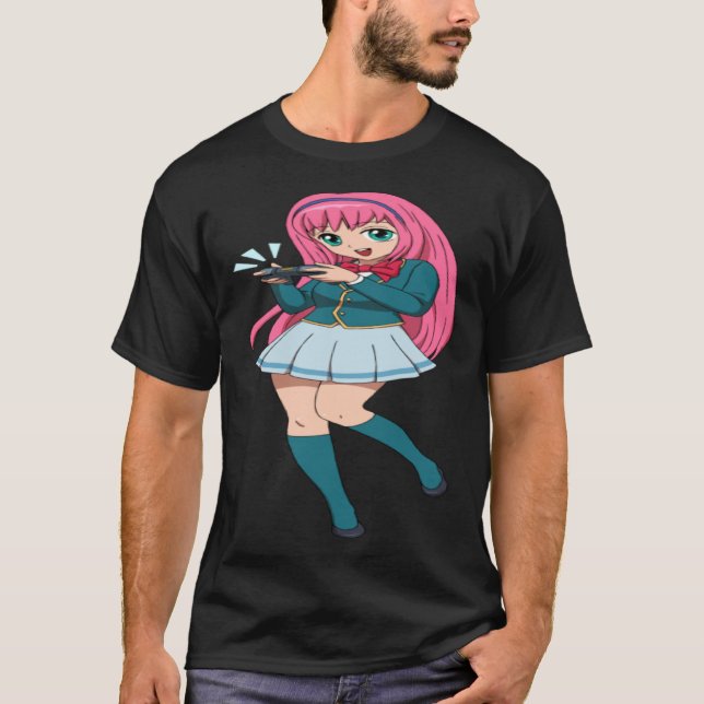 Gamer Girl T Shirt (Framsida)