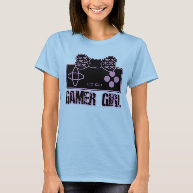 Gamer Girl T-Shirt (Framsida)