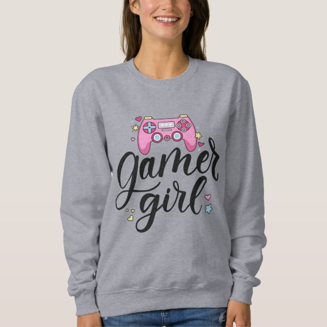 Gamer Girl T Shirt (Framsida)