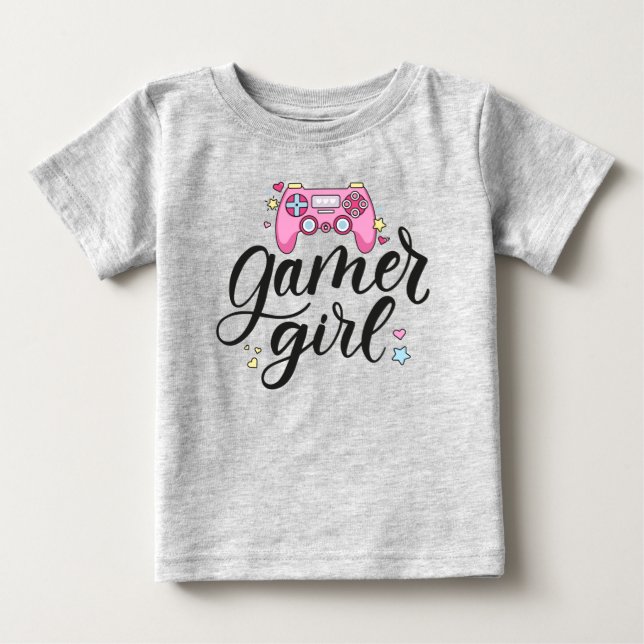 Gamer Girl T Shirt (Framsida)