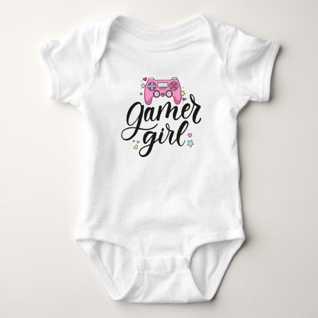 Gamer Girl T Shirt (Framsida)