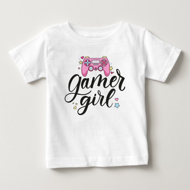 Gamer Girl T Shirt (Framsida)