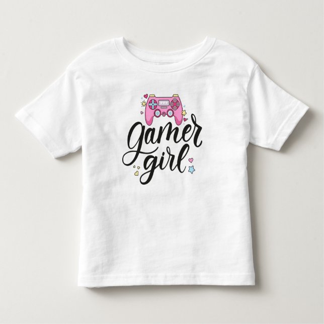 Gamer Girl T Shirt (Framsida)
