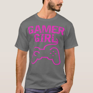 Gamer Girl Video Gaming Funny Novelty Mode Girl T Shirt
