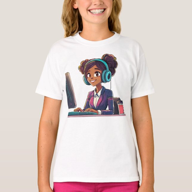 Gamer - Girls Unisex T-Shirt (Framsida)