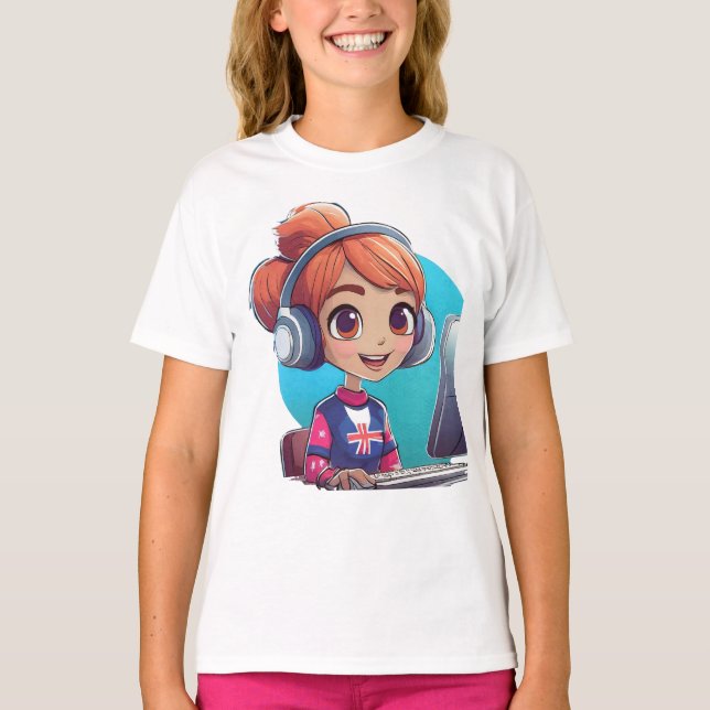 Gamer - Girls Unisex T-Shirt (Framsida)