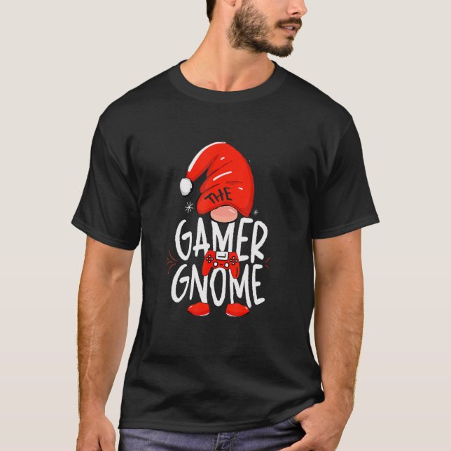 Gamer Gnome-familjen Matching Group jul Boys G T Shirt (Framsida)
