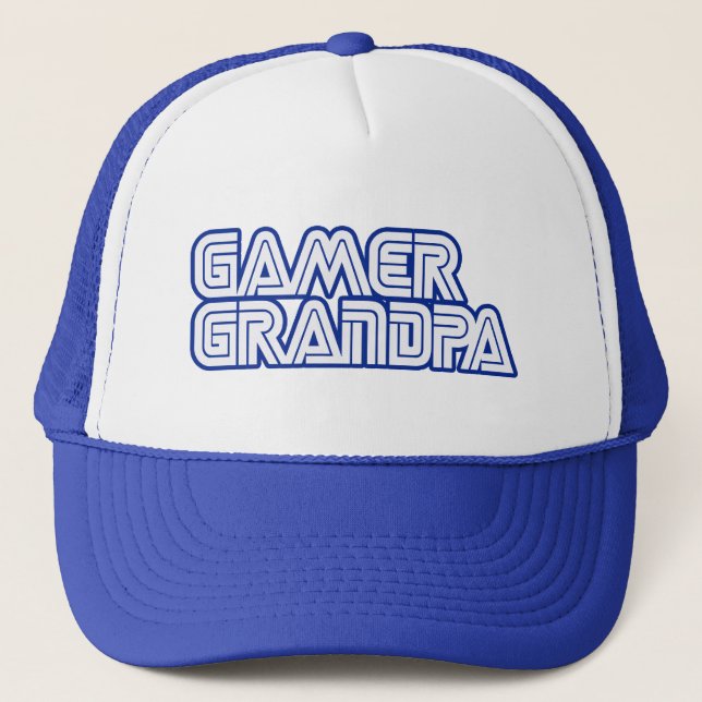 Gamer Grandpa Truckerkeps (Framsida)