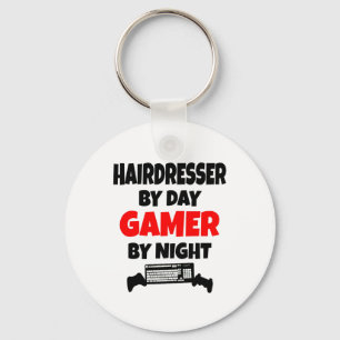 Gamer Hairdresser Nyckelring
