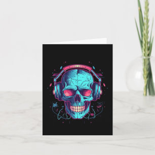 Gamer Halloween Costume Skull-spel Videospel för s Kort