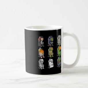 Gamer Halloween Skeleton Vampire Gaming Mummy Boys Kaffemugg