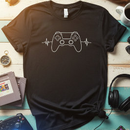 Gamer Heartbeat T Shirt