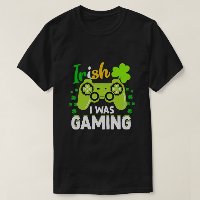 Gamer Irish Games Funny Saint patrick Day Gamer T Shirt (Design framsida)