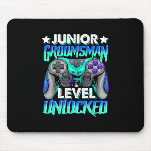 Gamer Junior Grovsman Nivå Upplåst Videospel Musmatta