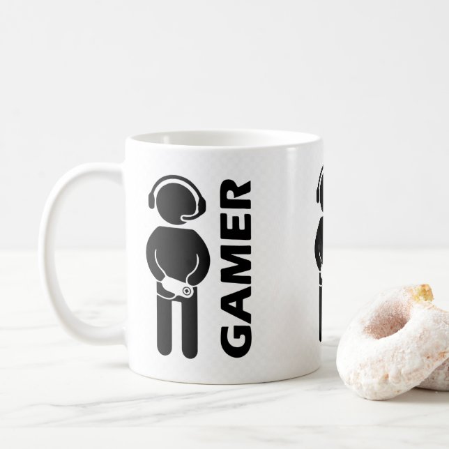 Gamer Kaffemugg (Med munk)