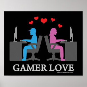 Gamer Kärlek Poster