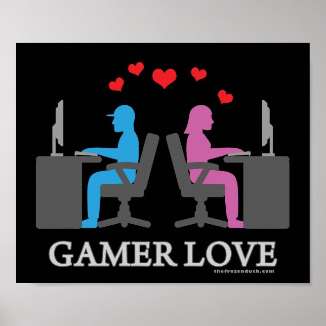 Gamer Kärlek Poster (Framsidan)