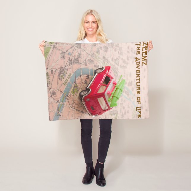 Gamer Life Adventure with Zeemz TTRPG Tabletop Fleecefilt (På plats)