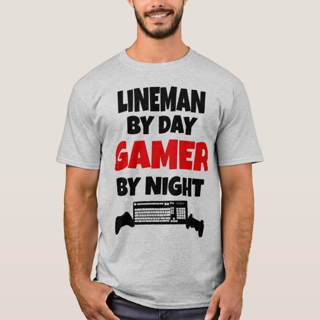 Gamer Lineman Tee (Framsida)
